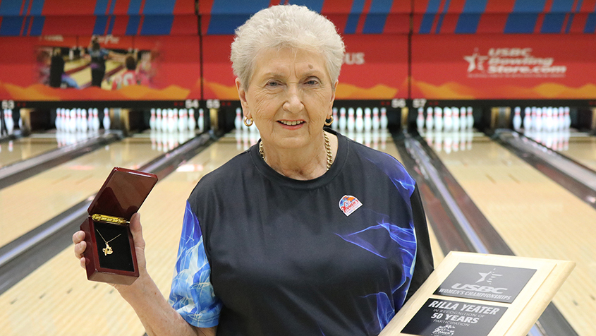 Rilla Yeater celebrates 50 years at the USBC Women's Championships